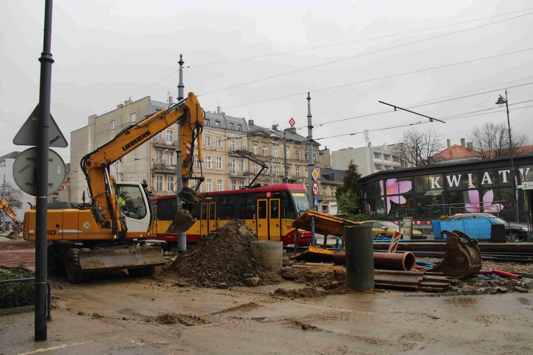 Remont ulicy Legionów w Łodzi