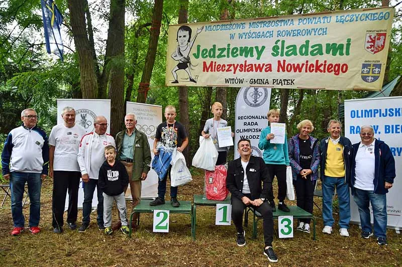 Młodzieżowe Mistrzostwa Powiatu Łęczyckiego w Wyścigach Rowerowych w Witowie