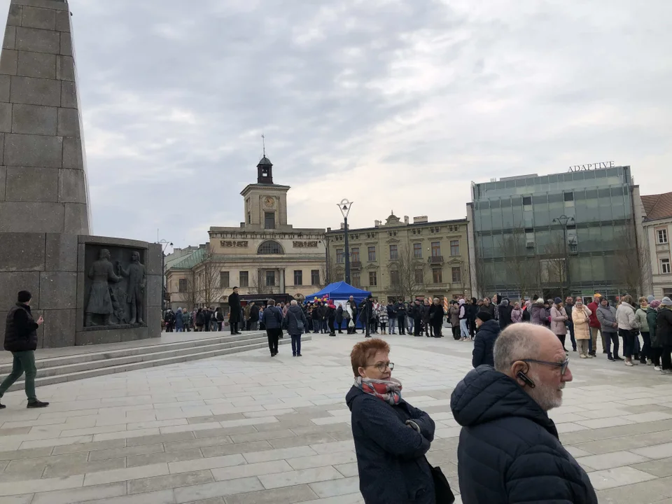 Otwarcie placu Wolności w Łodzi