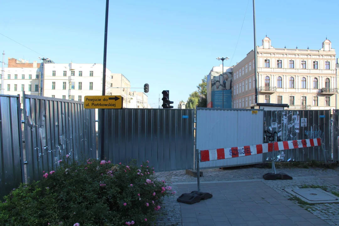 Budowa tunelu kolejowego pod Łodzią - 28.09.2023 r.