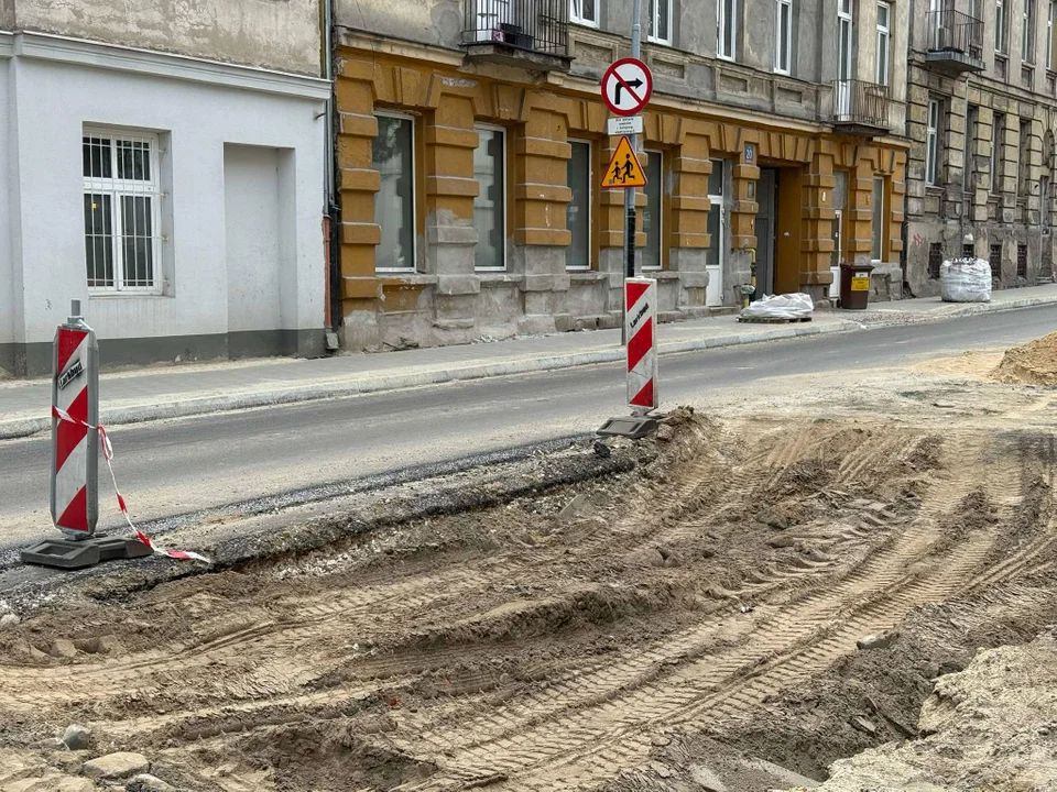 Remont ul. Sterlinga w Łodzi, 9 maja 2025 r.