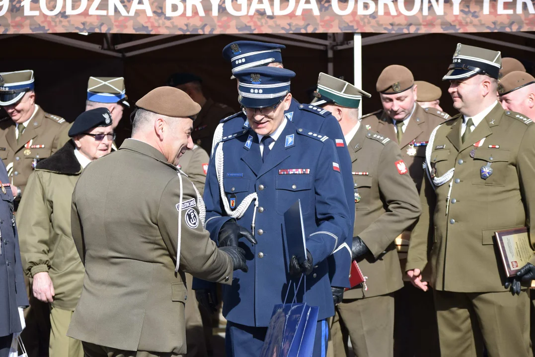 Łódzcy terytorialsi z nowym dowódcą