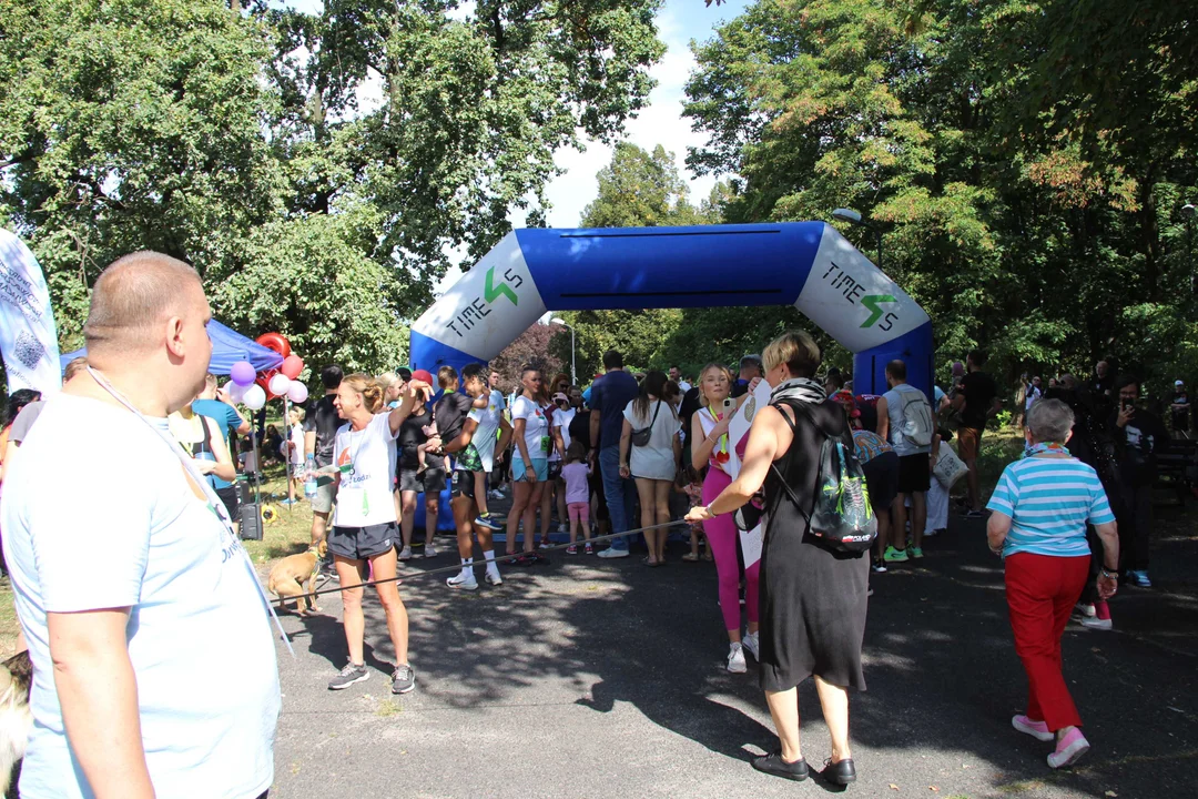 Bieg "Szczęśliwa 13" w parku Baden-Powella w Łodzi