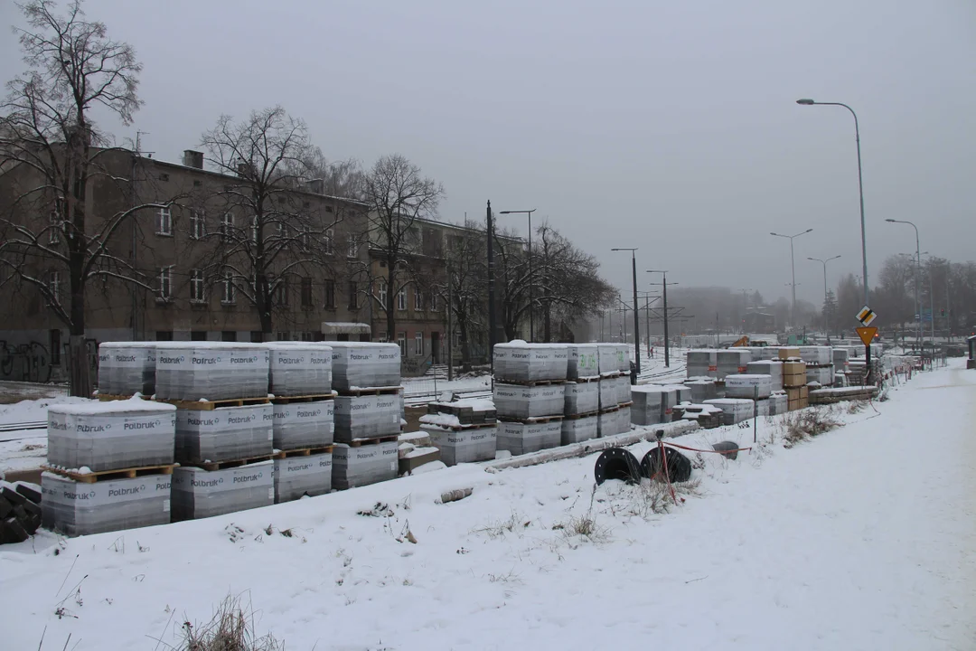 Przebudowa Wojska Polskiego w Łodzi - stan prac na 8.12.2023 r.