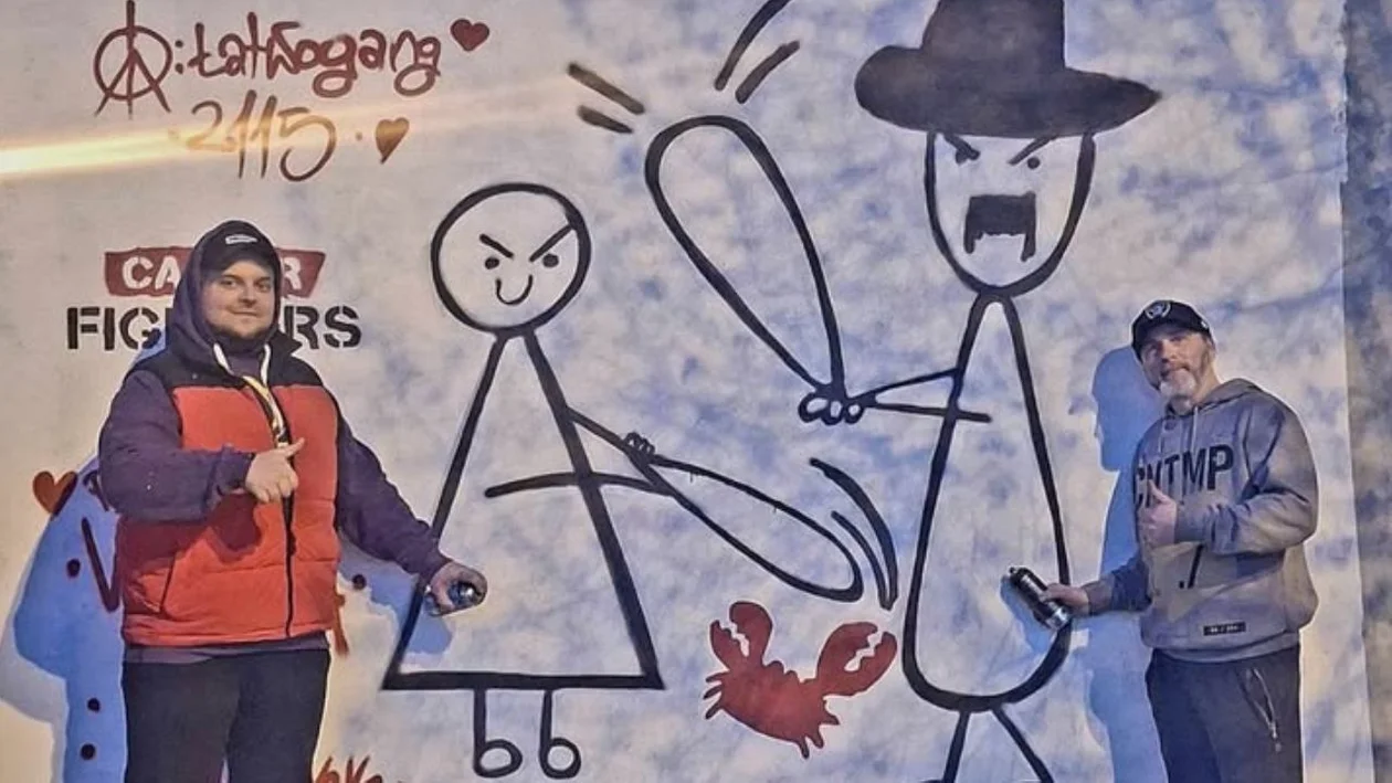 Graffiti Łatwogang w Piotrkowie