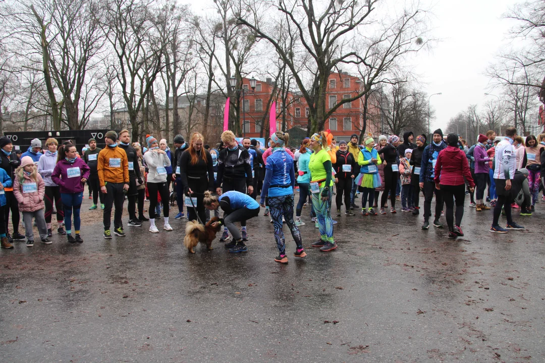 Pączek Run 2024 w parku Poniatowskiego w Łodzi