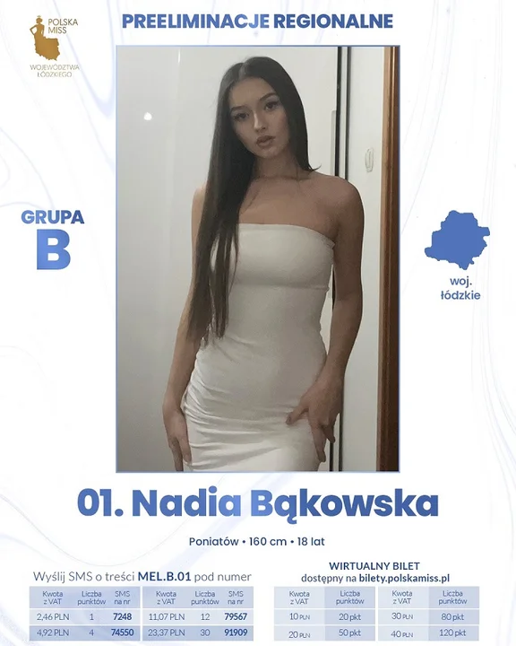 Miss Województwa Łódzkiego kandydatki z Piotrkowa