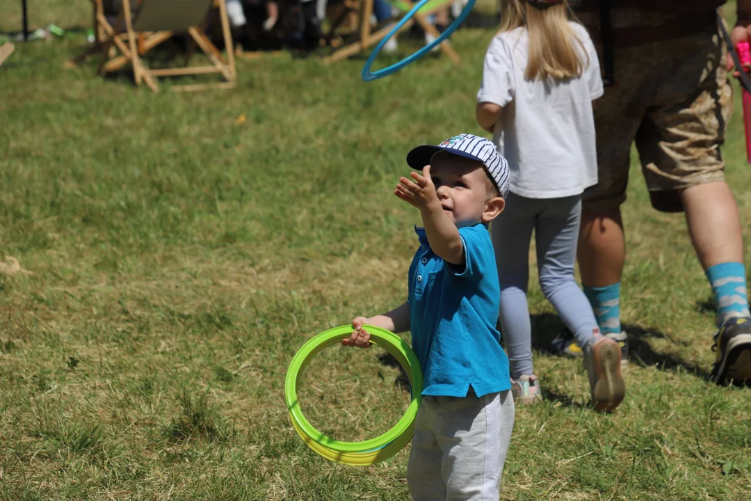 Piknik rodzinny z okazji dnia dziecka na Młynku w Łodzi