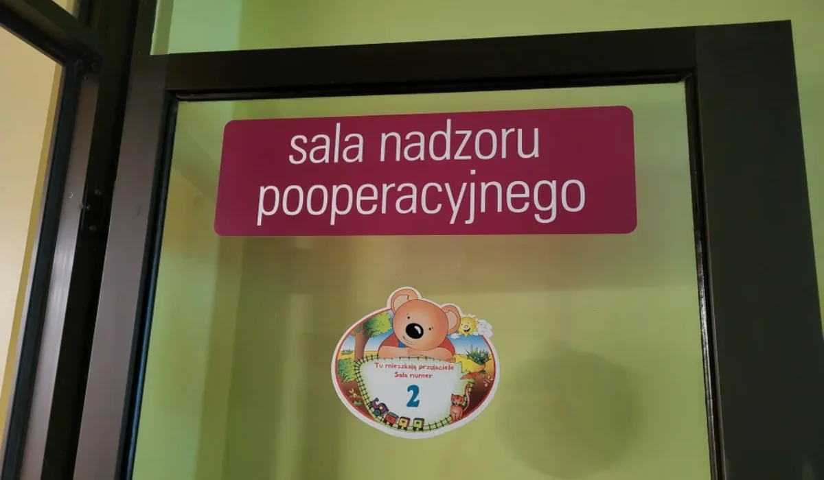 Warunki sali nadzoru pooperacyjnego ICZMP