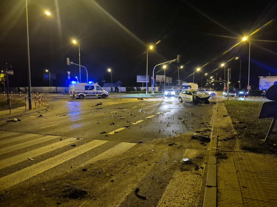 Wypadek na Rondzie Wojska Polskiego w Płocku