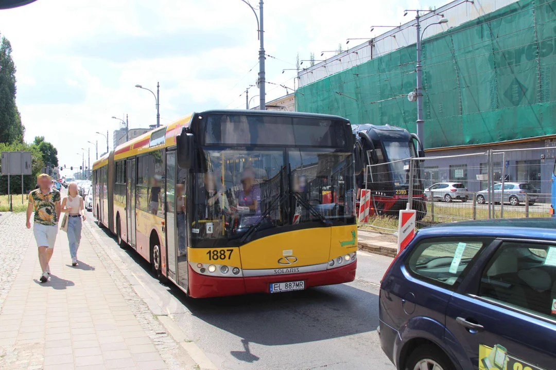 Utrudnienia po wykolejeniu tramwaju w Łodzi