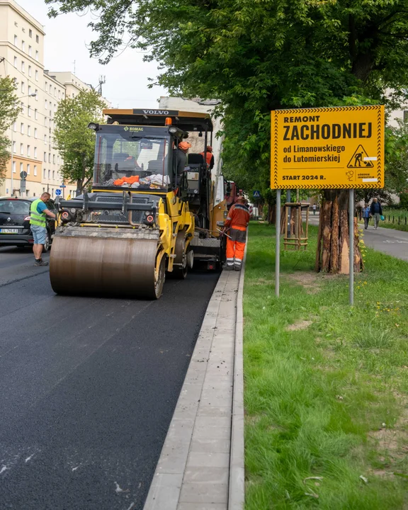 Coraz bliżej końca remontu na Zachodniej w Łodzi