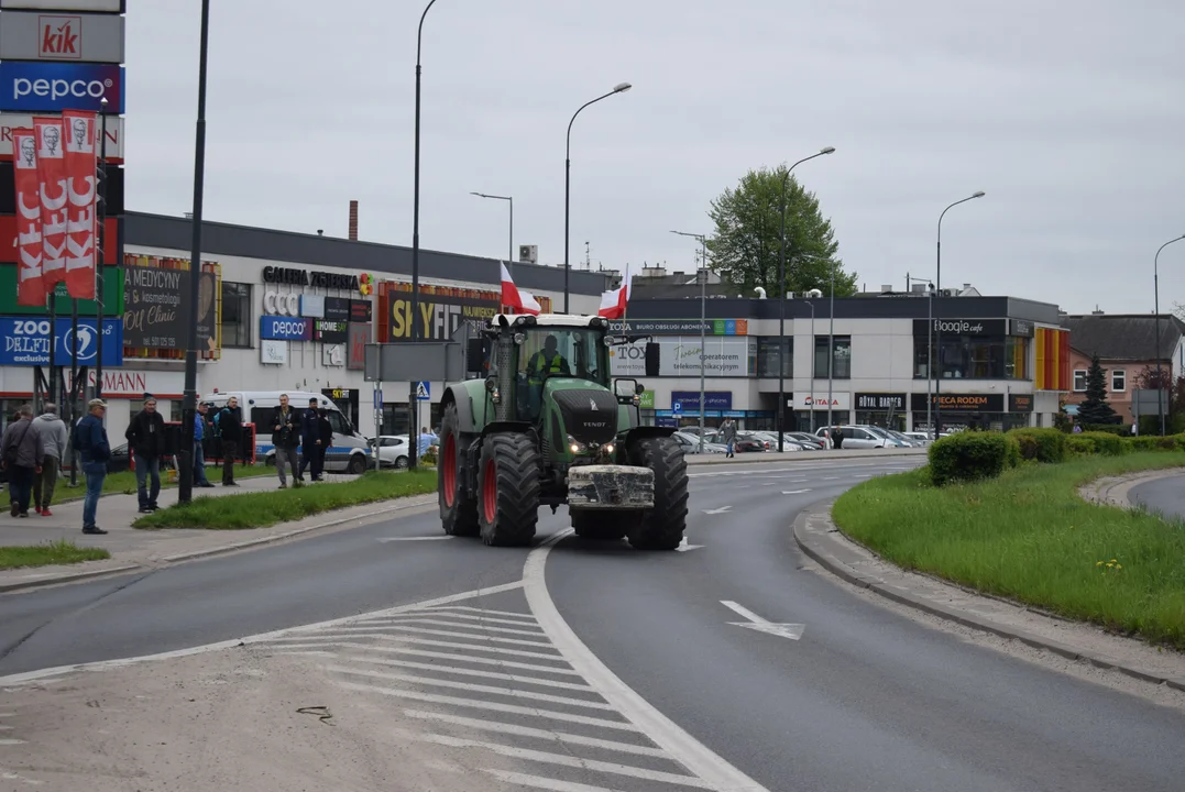 Rolnicy protestują w Zgierzu