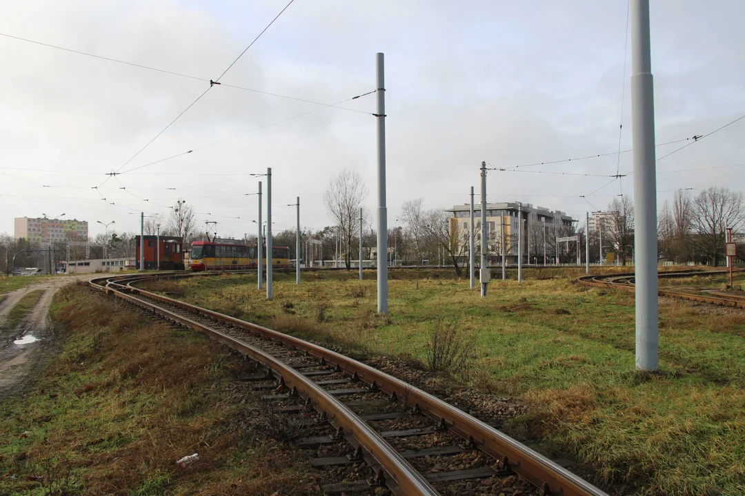 Krańcówka tramwajowa Łódź Żabieniec