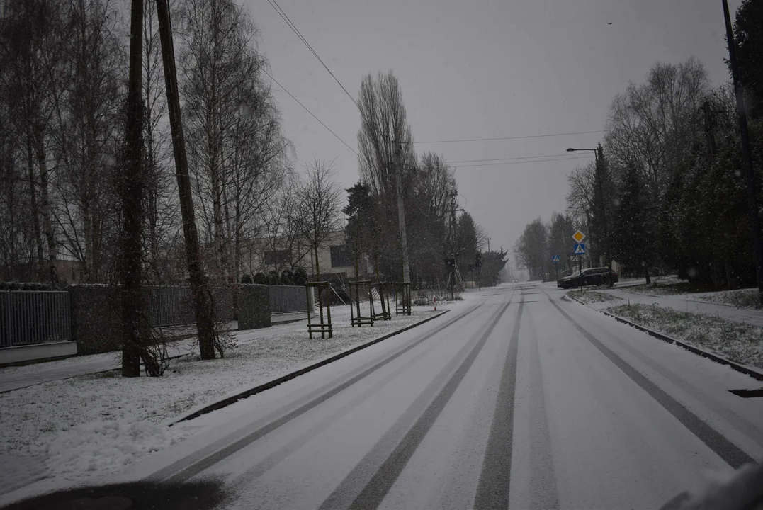 Trudne warunki na drodze