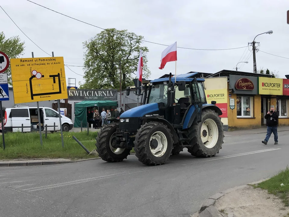 Protest rolników w Nowosolnej - 12.04.2024 r.