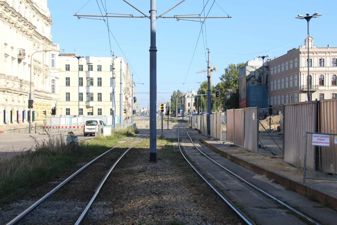 Budowa tunelu kolejowego pod Łodzią - 28.09.2023 r.