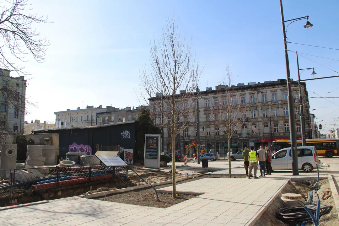 Tak wygląda plac Wolności w Łodzi na kilka dni przed oficjalnym otwarciem