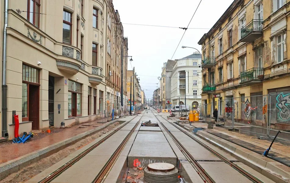 Powrót tramwajów na ulicę Zachodnią w Łodzi