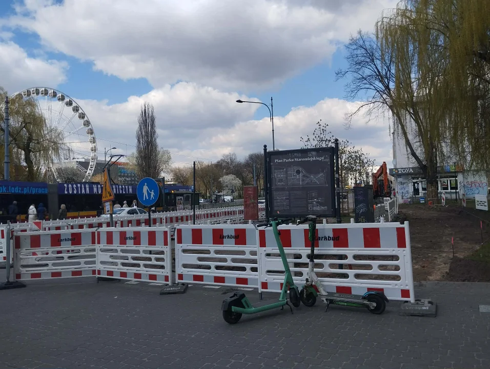 Przebudowa przystanków MPK przy Manufakturze