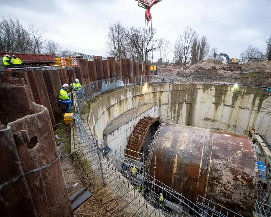 Budowa przystanku kolejowego Łódź Polesie