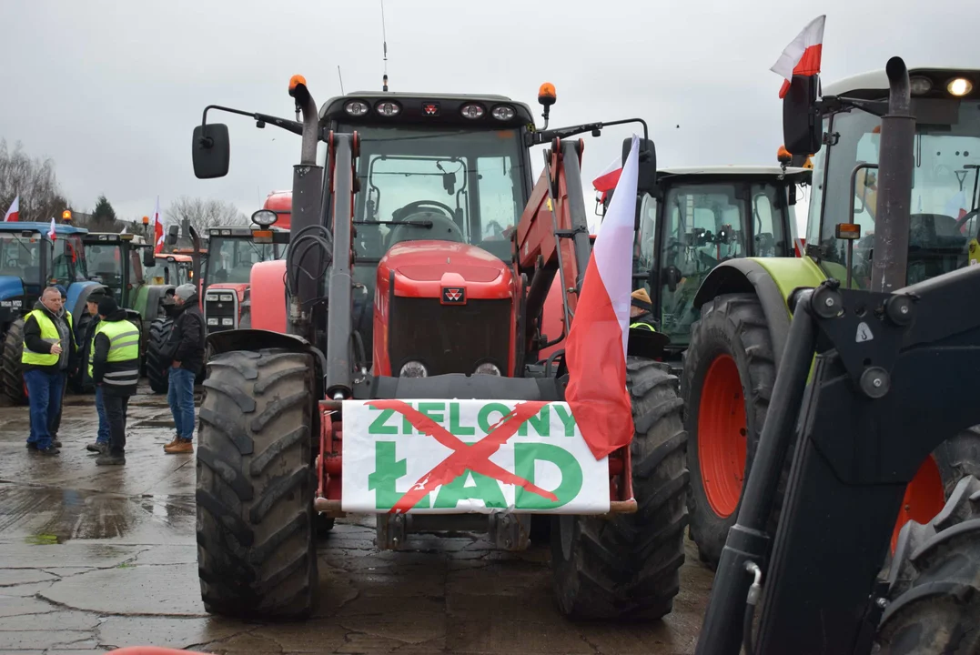 Protest rolników w Łódzkiem