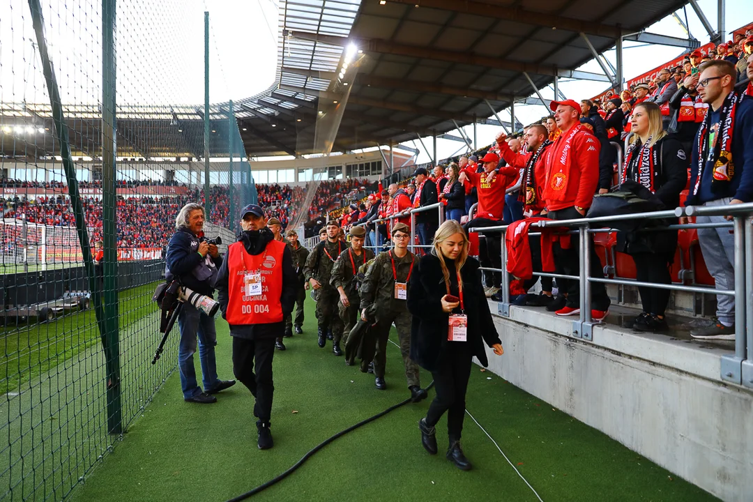 Kibice Widzewa Łódź podczas rundy jesiennej