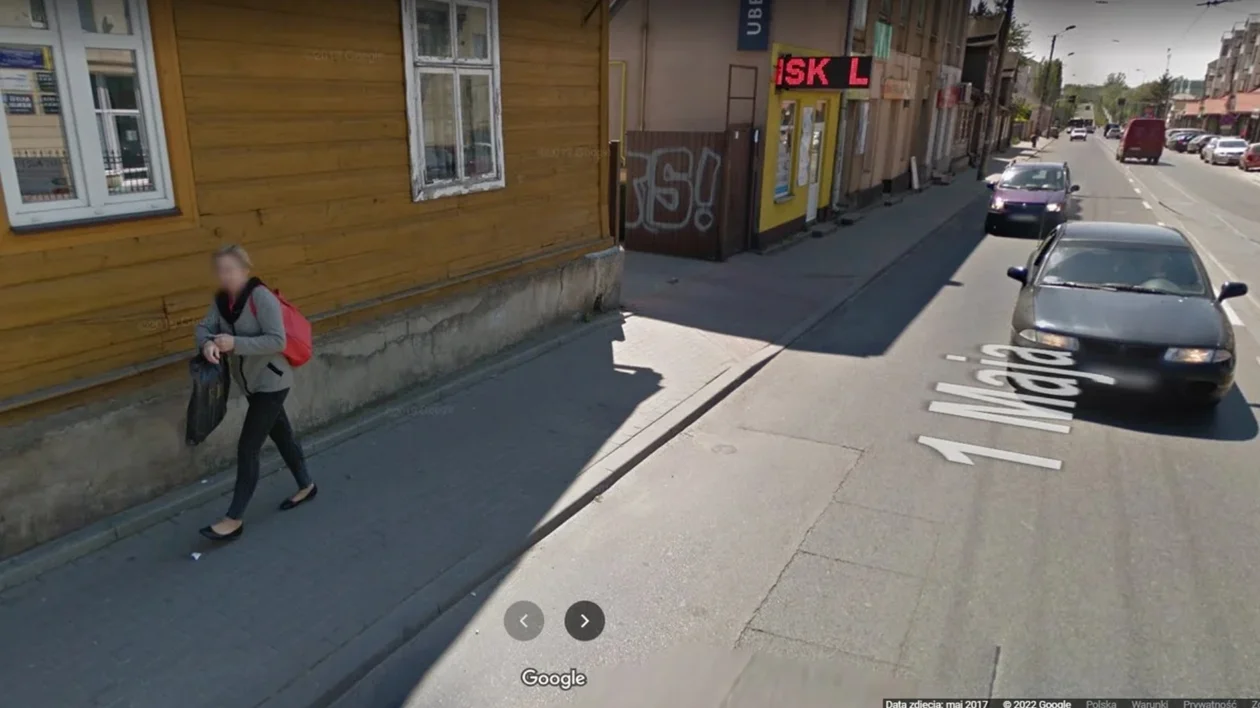 Zgierzanie obiektywie Google Street View