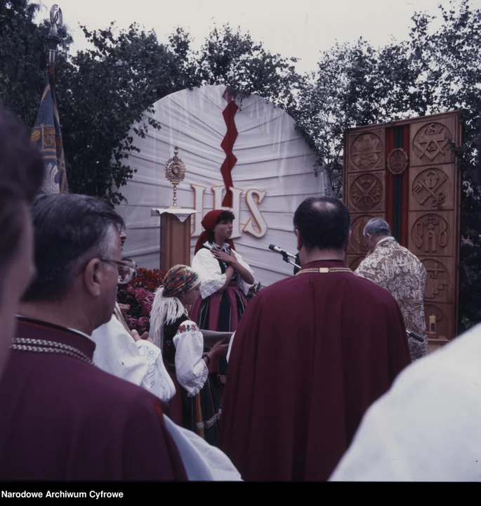 Uroczystość Bożego Ciała w Łowiczu, 1991 rok