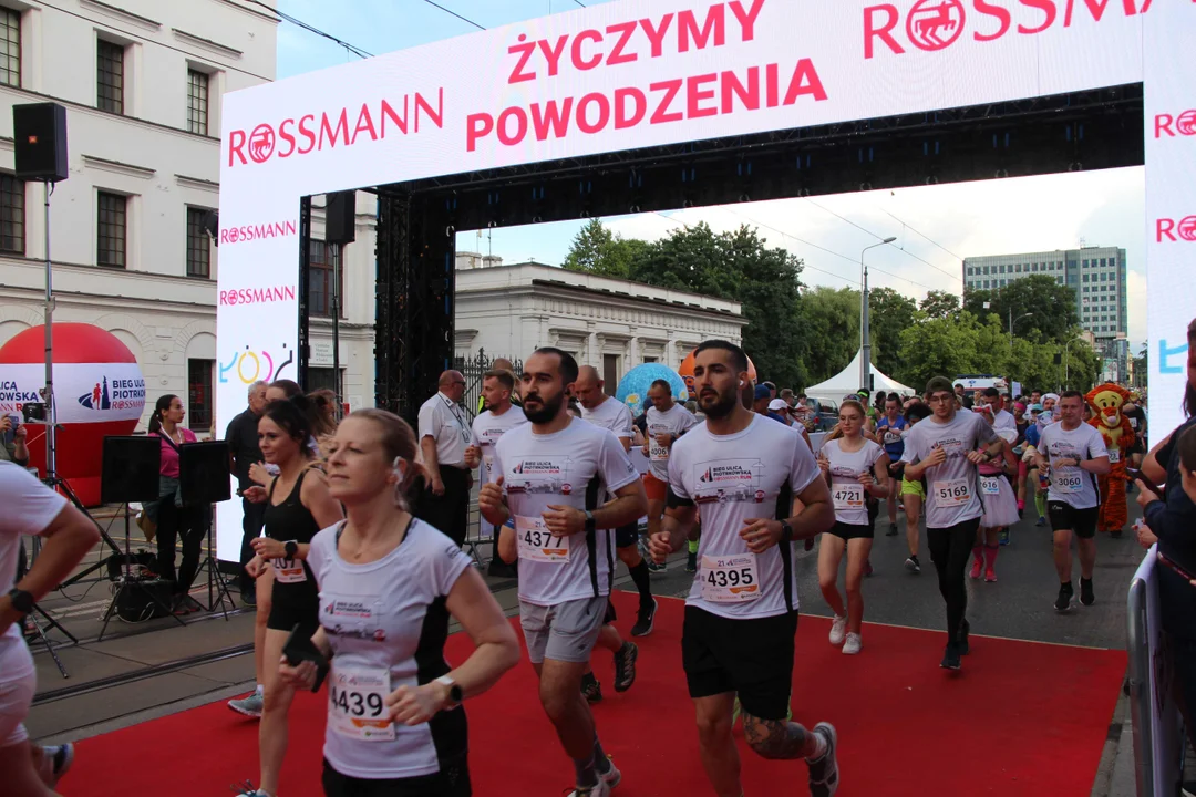 21. Bieg Ulicą Piotrkowską Rossmann Run w Łodzi