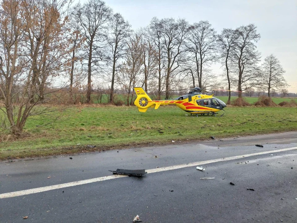 Śmiertelny wypadek w Cedrowicach niedaleko Ozorkowa