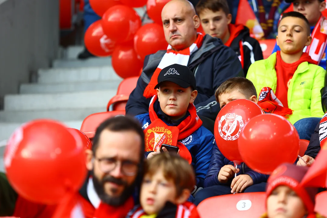 Kibice Widzewa Łódź podczas rundy jesiennej