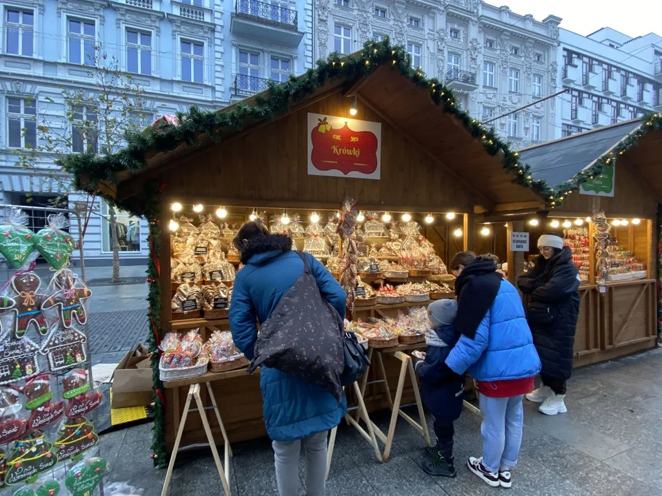 Jarmark Bożonarodzeniowy na Piotrkowskiej w Łodzi