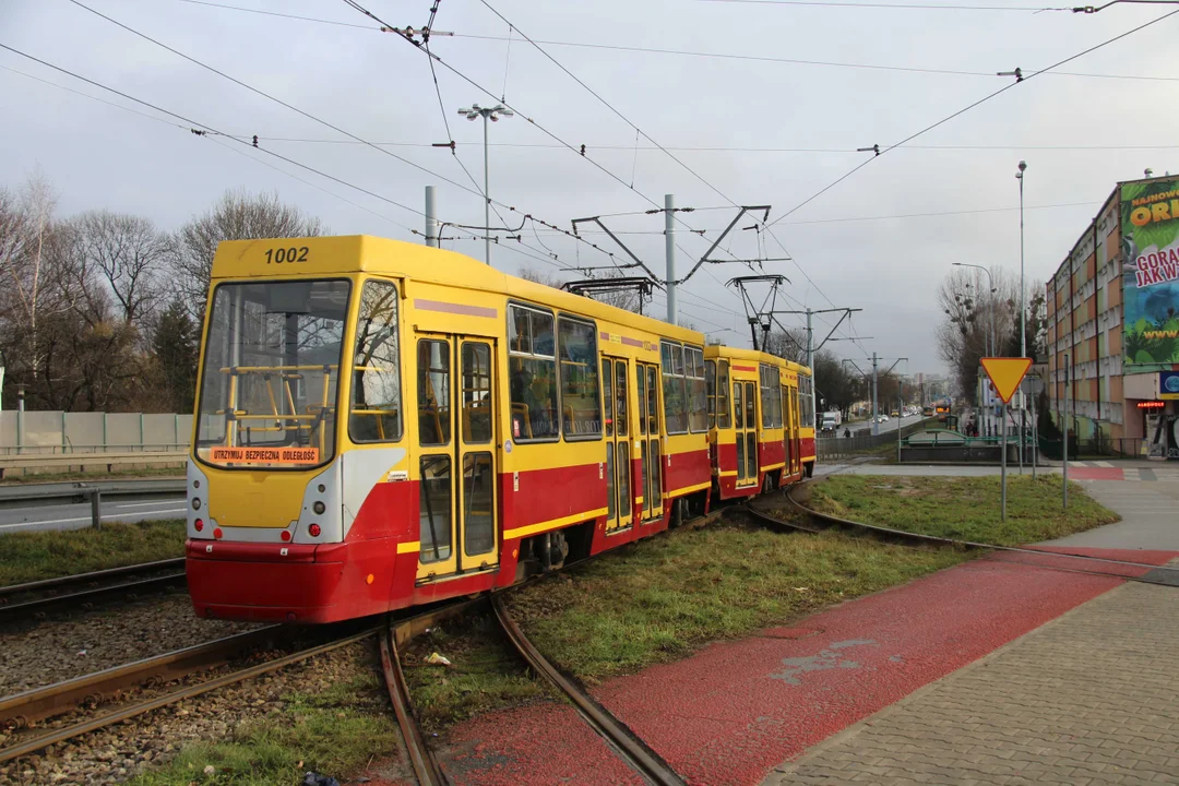 Krańcówka tramwajowa Łódź Żabieniec