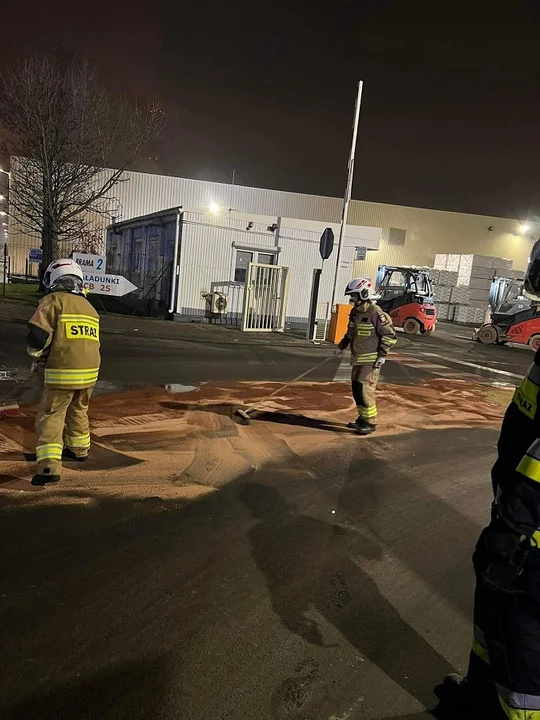 Strażacy wezwani do wycieku w Rogowcu