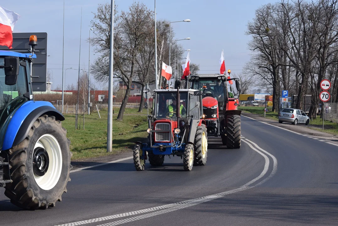 Protest rolników w Łódzkiem