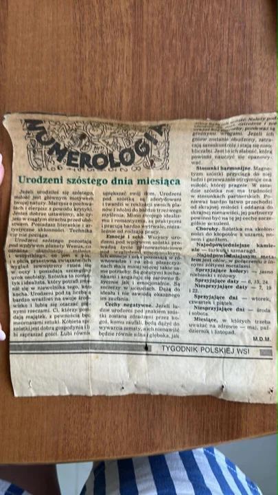 Mieszkanka powiatu kutnowskiego znalazła gazetę sprzed 23 lat