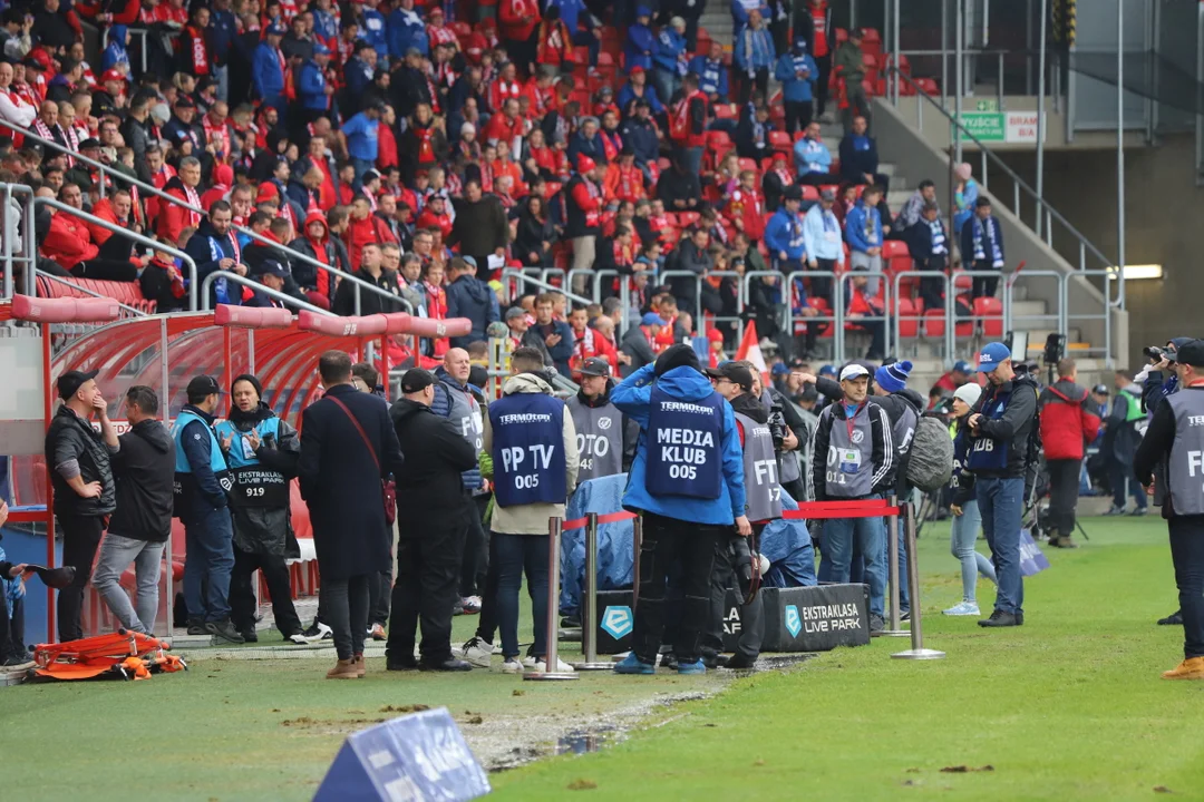 Mecz Widzew Łódź - Ruch Chorzów odwołany