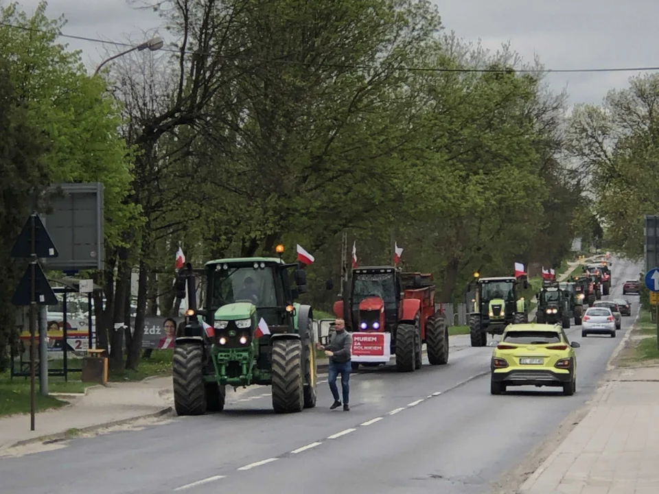 Protest rolników w Nowosolnej - 12.04.2024 r.