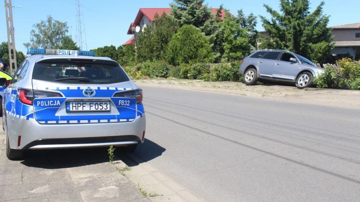 Kutno: pijany kierowca sprawcą zdarzenia drogowego