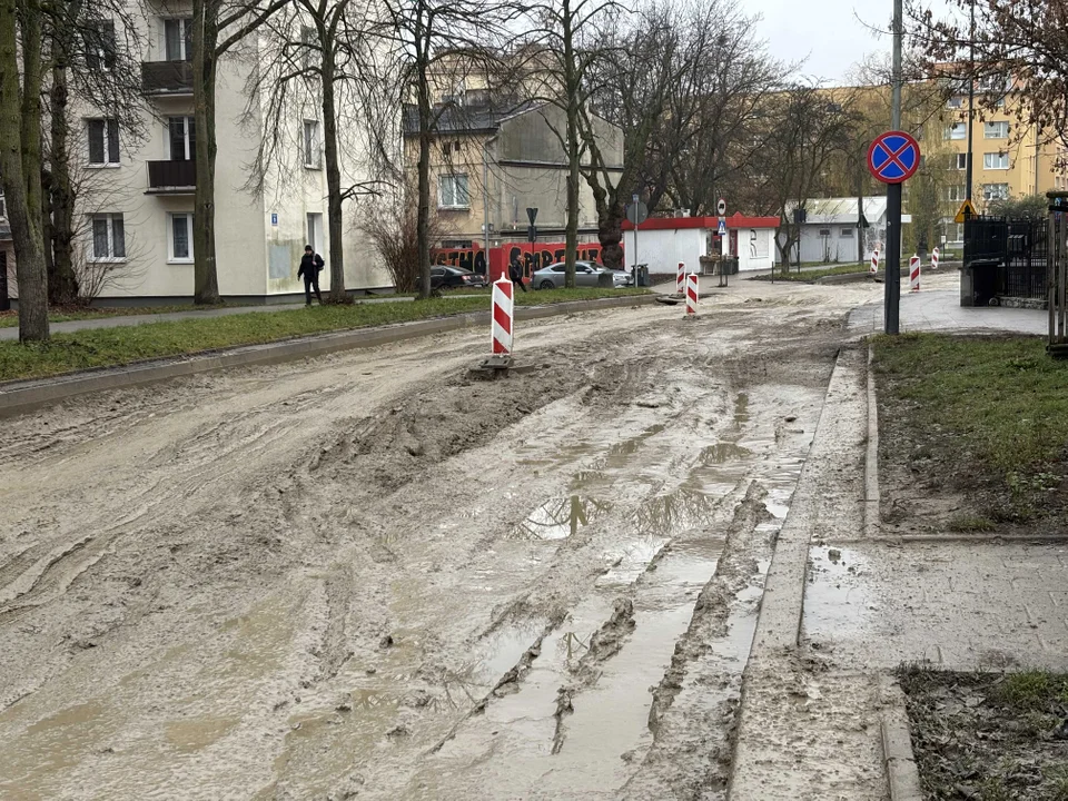 Remont ulicy Boya-Żeleńskiego w Łodzi