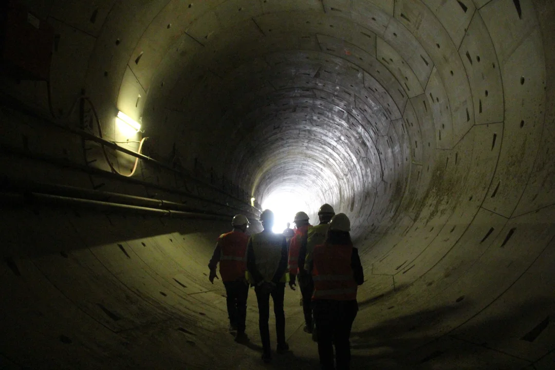 Trwa budowa tunelu kolejowego pod Łodzią - odcinek do przystanku Łódź Koziny