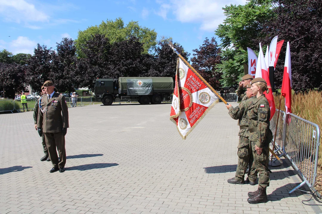 Przysięga wojskowa żołnierzy dołączających do 9 Łódzkiej Brygady Obrony Terytorialnej