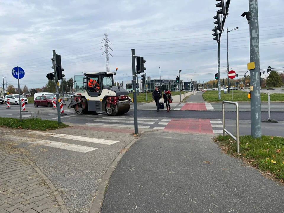 W Łodzi rozpoczął się kolejny remont - tym razem ronda inwalidów