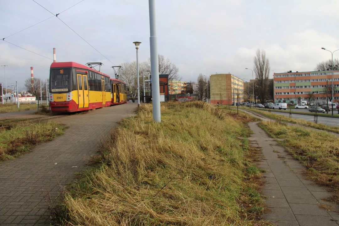 Krańcówka tramwajowa Łódź Żabieniec