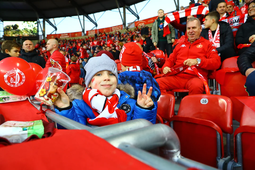 Kibice Widzewa Łódź podczas rundy jesiennej