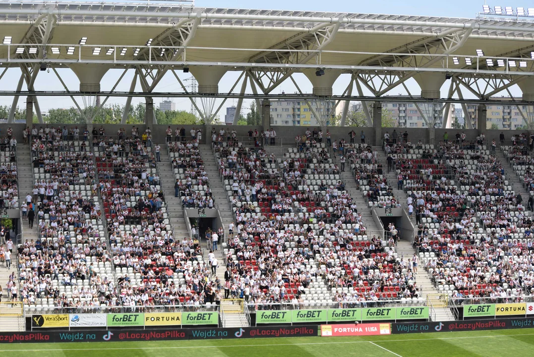 Piłkarskie starcie ŁKS Łódź z Resovią - Stadion Króla 21.05.2023