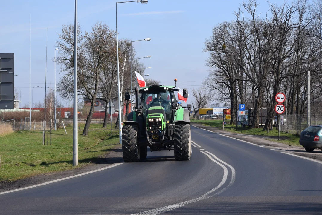 Protest rolników w Łódzkiem