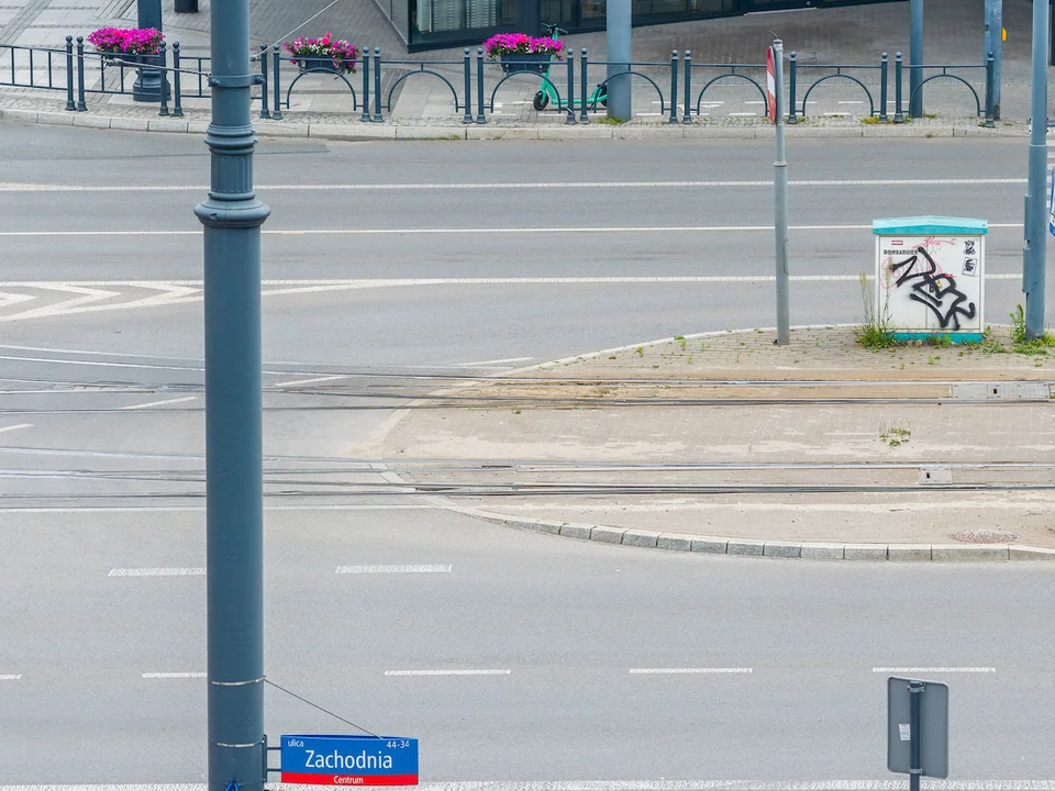 Ulice Zachodnia i Żeromskiego przed remontami