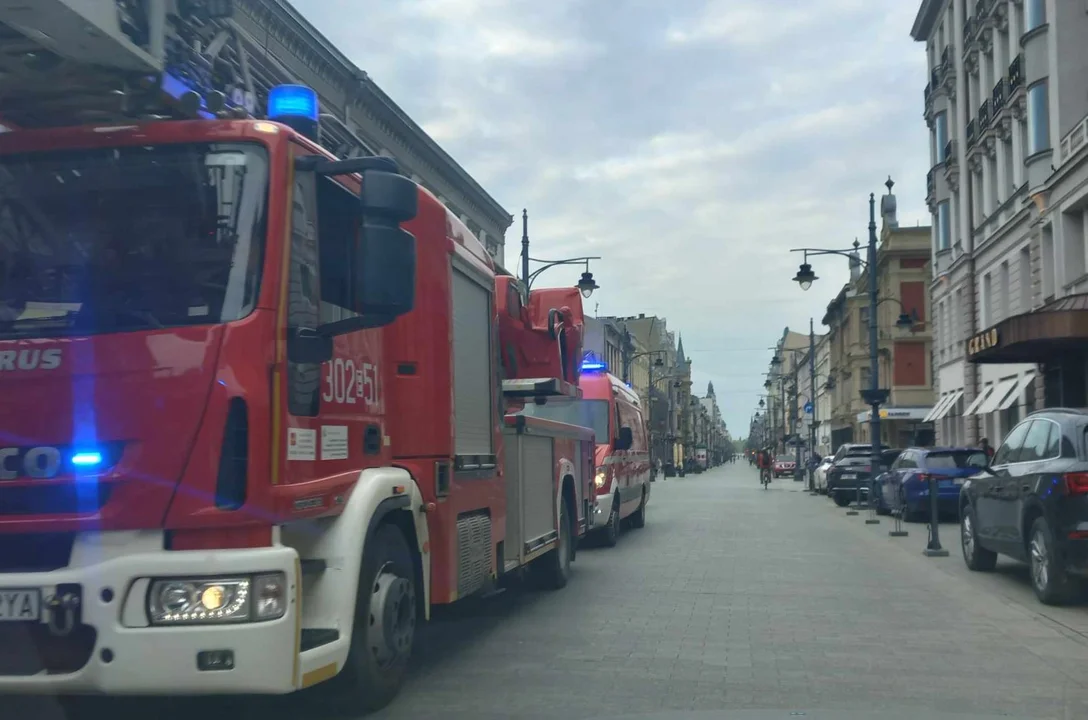 Pożar w restauracji przy Piotrkowskiej